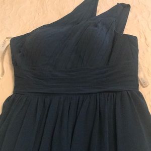 Formal one shoulder gown/ bridesmaid dress